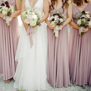 BHLDN "Eva" Bridesmaid Dress in Mauve